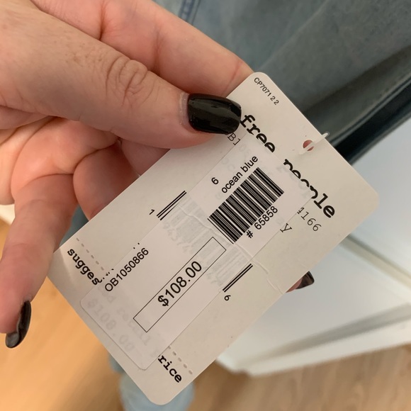 Free People Denim Dress With tags size 6 - Picture 2 of 7